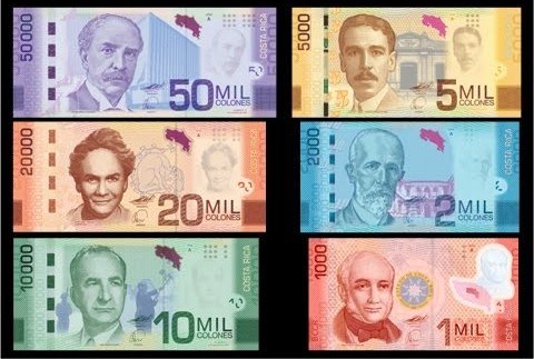 New Currency Notes in Costa Rica